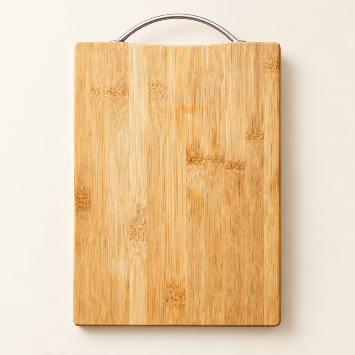 Bamboo Cutting Board with Carry Handle — product view — product illustration