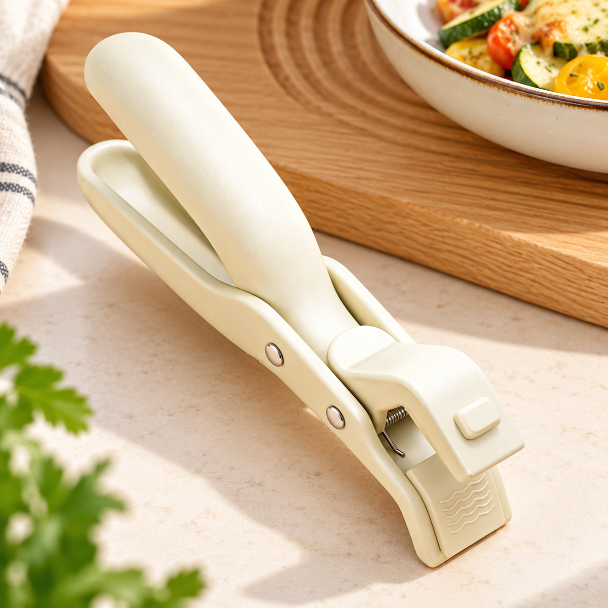 Dish Lifting Clip — Cream — product detail — product illustration